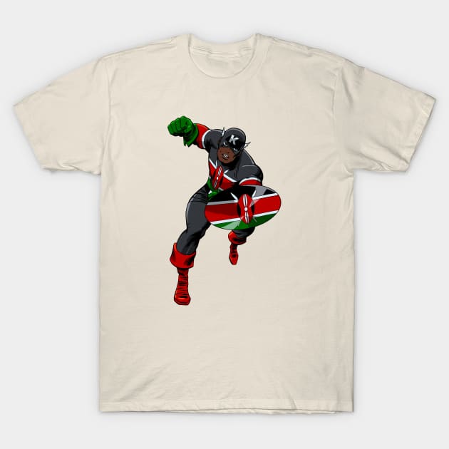 Captain Kenya T-Shirt by ThirteenthFloor